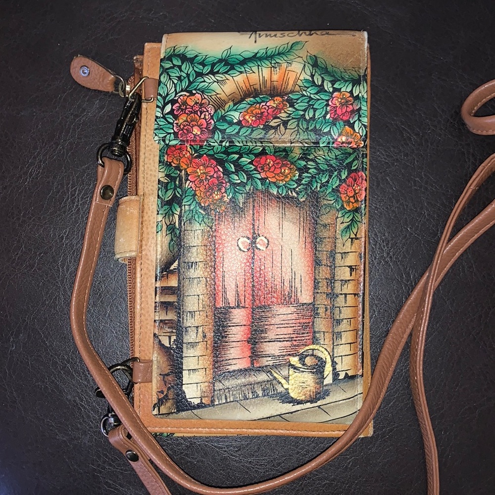 Anushcka Brown Leather Wallet/Purse